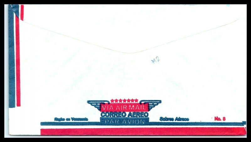 1970s VENEZUELA Air Mail Cover - Gran Sabana to Youngstown, Ohio USA O6 