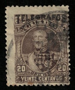 1892, overprinted: Telegrafos, President Juan Jose Flores, 20c (RT-441)