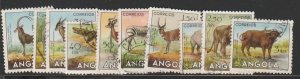 ANGOLA #362-73 USED INCOMPLETE SET