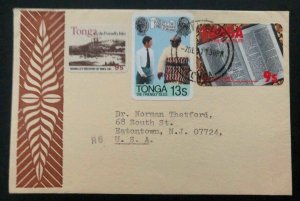 1981 Niuafoou Tonga Toga Cover to Eastontown NJ USA Treaty Of Friendship