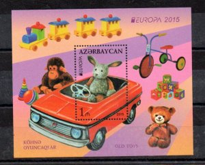 AZERBAIJAN - 2015 - EUROPA - M/S - OLD TOYS -