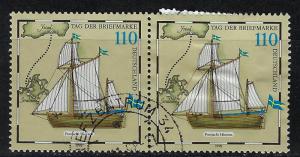 Germany Bund Scott # 2019, used, pair