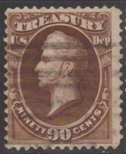 U.S.  Scott #O82 Perry - Official Stamp - Used Single