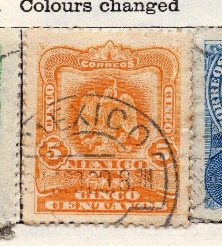 Mexico 1903 Early Issue Fine Used 5c. 006285