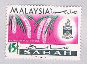 Malaysia Sabah 22 Used Flowers (BP25120)