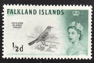 Falkland Islands Scott 128 wtmk UPRIGHT VF mint OG HR.  FREE...