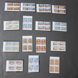 Cyprus 1985 Sc 640-654 set of 15 BLK(4) (toning )MNH