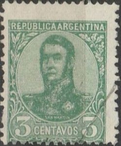 Argentina, #147A Used  From 1908-09