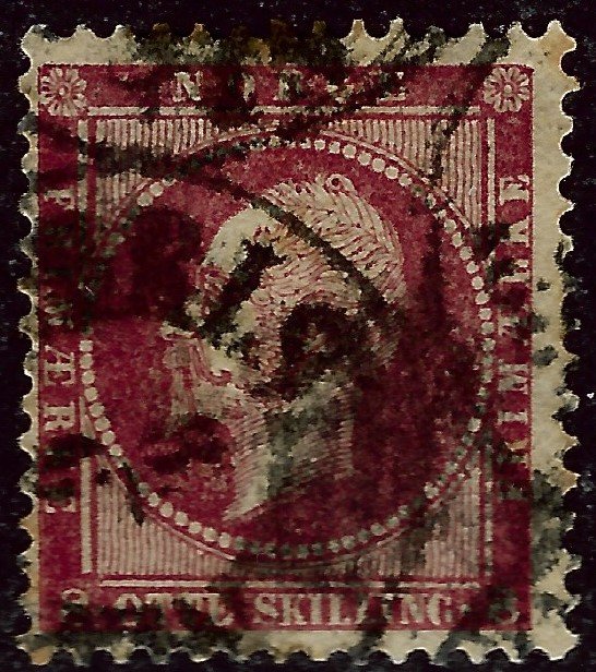 Norway #5 Used VF hr deep cancel SCV$70...Chance to buy a Bargain!
