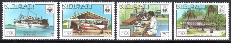 Kiribati - 1980 London 1980 Set MNH** SG 112-115