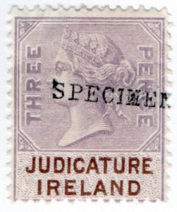 (I.B) QV Revenue : Judicature Ireland 3d (1878) specimen 
