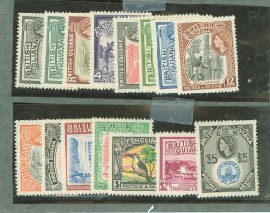 British Guiana #253-67 Mint (NH) Single (Complete Set)