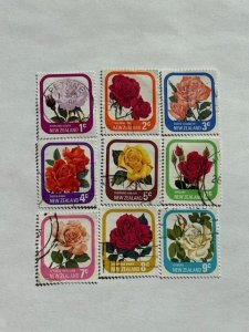 New Zealand – 1975 – Full Set (9 of 9) Stamps – SC# 584-592 – Used