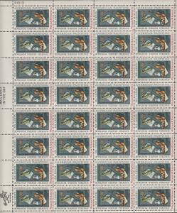 US #1386   William Harnett   Full sheet of 32  MNH