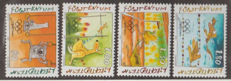 Liechtenstein Scott #1185-1188 Stamps - Mint NH Set