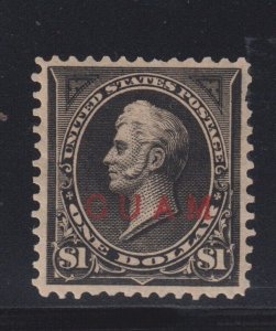 Guam #12 VF OG short perf mint never hinged with nice color cv $ 700 ! see pic ! 