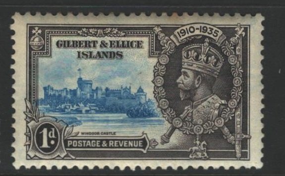 Gilbert and Ellice Islands Sc#33 MNH - couple tone spots