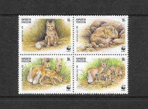 FOXES-WWF - KYRGYZSTAN #122   MNH