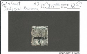 Gold Coast Judicial Revenue, Barefoot #3, used (48434)