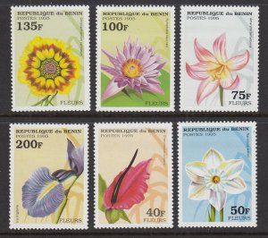 Benin 768-773 Flowers MNH VF