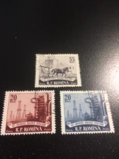 Romania sc 1184-1186 uhr comp set