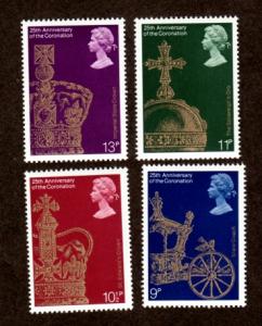 Great Britain # 835-838 Mint Coronation!