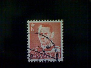 Denmark (Danmark), Scott #335, used(o), 1952, King Frederik IX, 30øre