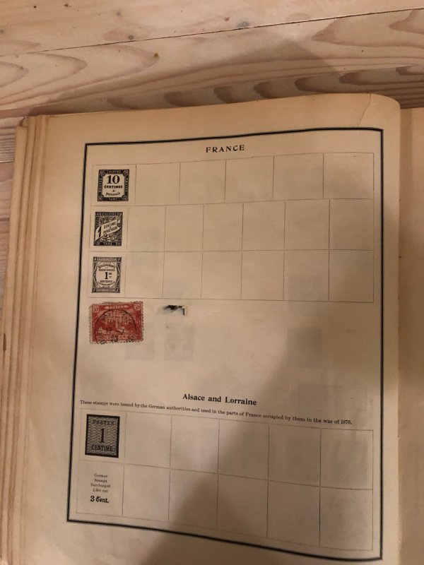 Modern Stamp Album Circa 1921