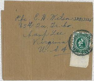 POSTAL HISTORY -  JAMAICA  - NEWSPAPER WRAPPER! HALF WAY TREE to USA