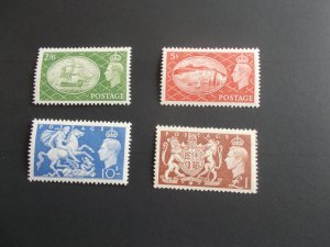 GB GVI 1951 Festival High Values (SG 509-12) - Superb U/M Condition Cat £100