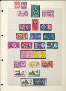 Great Britain EVII/QE M&U Seahorses Perfins Collection(Appx 280 Items)FY686