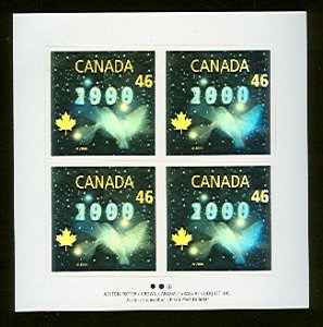 CANADA MILLENNIUM DOVES #1812-13-14...PANES MNH...$21.00