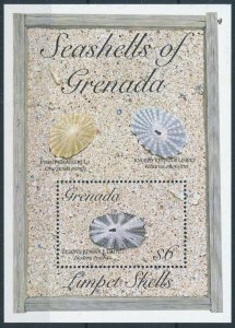 [109071] Grenada 1993 Marine life seashells Souvenir Sheet MNH