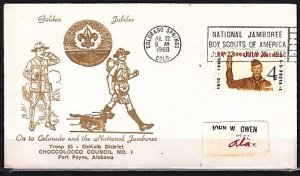 United States, 22/JUL/60. National Jamboree Cachet & Cancel on Cover. ^