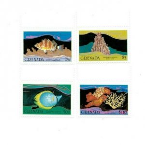 Grenada - 1985 - Marine Life - Set Of 4 Stamps - MNH