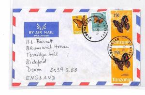 Tanzania Devon Great Britain Airmail Cover {samwells}PTS 1978 BQ153