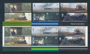 [112975] Great Britain 2004 Railway train Classic locomotives with Sheet MNH