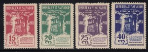 El Salvador 1931 120th Anniversary Set M Mint. Scott C20-C23