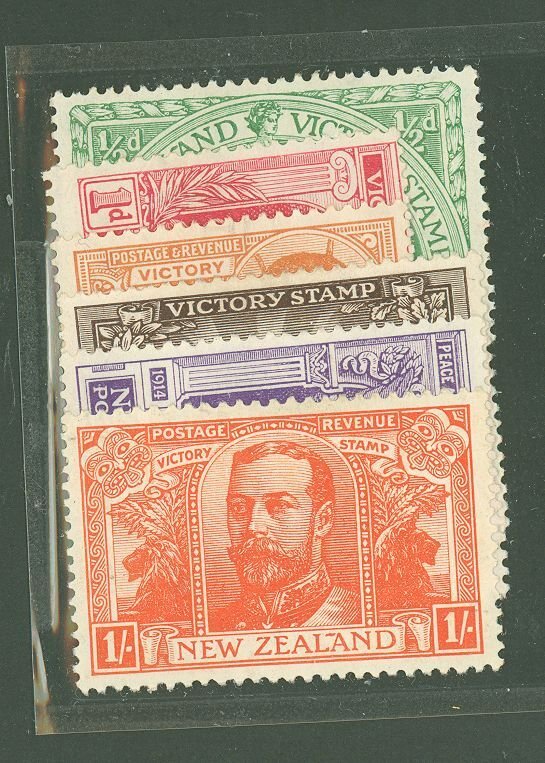 New Zealand #165-170  Single (Complete Set)