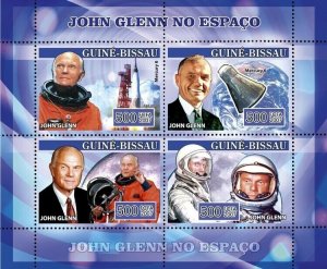 Guinea - Bissau 2007 - Space John Glenn 4v Y&T 2290-2293, Michel 3526-3529