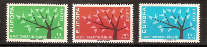 Turkey - 1962 - Mi. 1843-45 (CEPT) - MNH - EU079