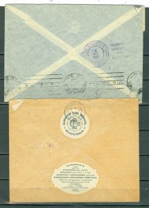 GUATEMALA 1933-34 LOT of (2) AIRMAIL COVERS