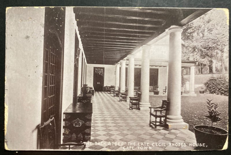 1905 Edinburgh Scotland RPPC Postcard Cover To  Falkirk Cecil Rhodes House