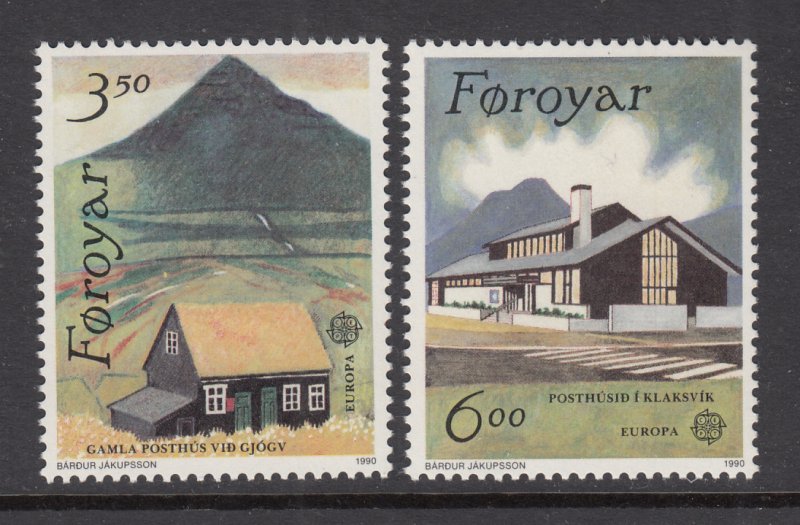 Faroe Islands 205-206 MNH VF