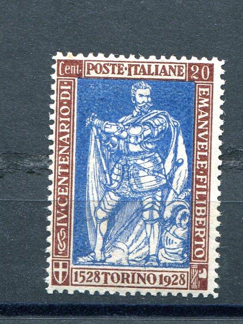 Italy  #201a Mint VF NH cat $500 - Lakeshore Philatelics