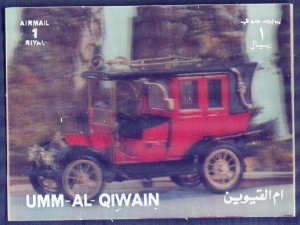 UAE  Umm al Qiwain 1972 Classic Cars (V) 3 D MNH