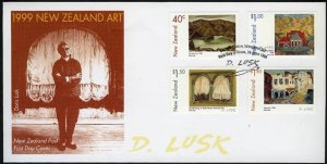 New Zealand 1597-1600,FDC. Paintings 1999.By Doris Lusk.