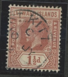 Leeward Islands #66a Used Single