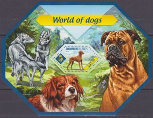 2014 Solomon Islands 2676/B316 Dogs 12,00 €