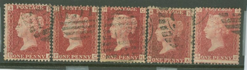 Great Britain #33var  Multiple